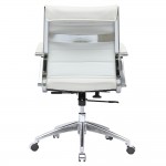 Fine Mod Imports Sopada Conference Office Chair Mid Back, White