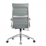 Fine Mod Imports Sopada Conference Office Chair High Back, Gray