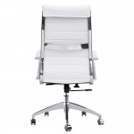 Fine Mod Imports Sopada Conference Office Chair High Back, White