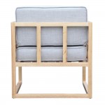 Fine Mod Imports Silent Chair, Gray