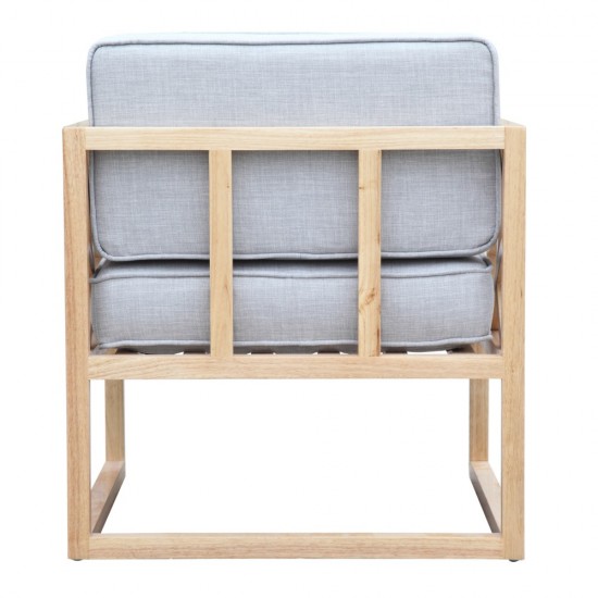 Fine Mod Imports Silent Chair, Gray