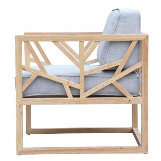 Fine Mod Imports Silent Chair, Gray