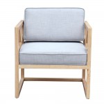 Fine Mod Imports Silent Chair, Gray