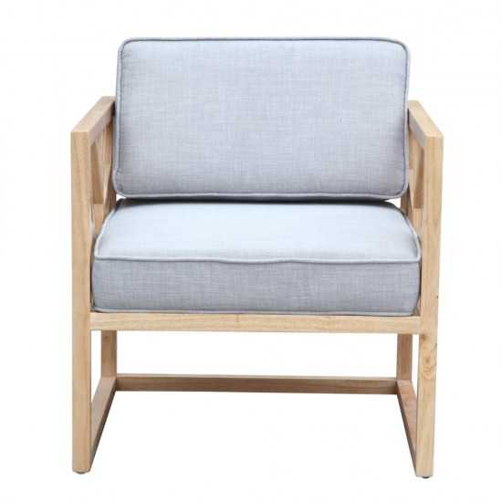 Fine Mod Imports Silent Chair, Gray