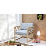 Fine Mod Imports Silent Chair, Gray