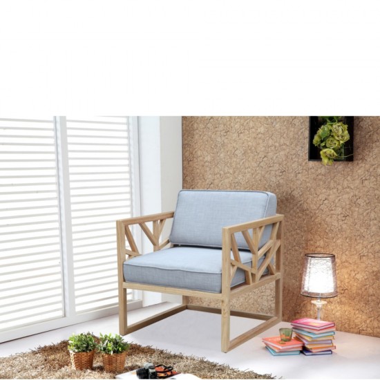 Fine Mod Imports Silent Chair, Gray