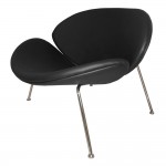 Fine Mod Imports Slice Chair, Black