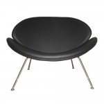 Fine Mod Imports Slice Chair, Black