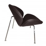 Fine Mod Imports Slice Chair, Dark Brown