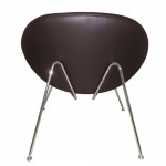 Fine Mod Imports Slice Chair, Dark Brown