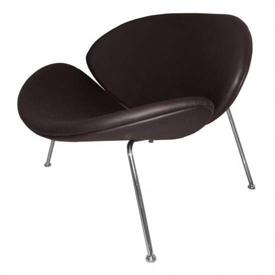 Fine Mod Imports Slice Chair, Dark Brown