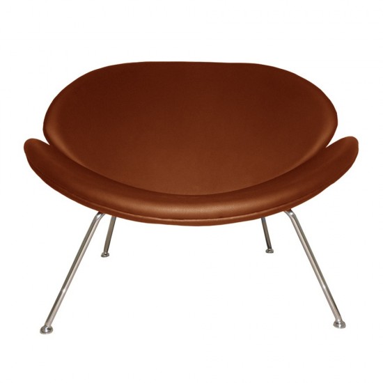 Fine Mod Imports Slice Chair, Light Brown