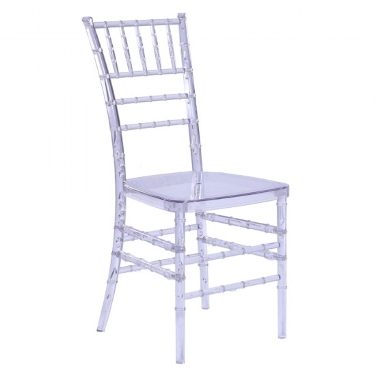 Fine Mod Imports Wadna Dining Chair, Clear