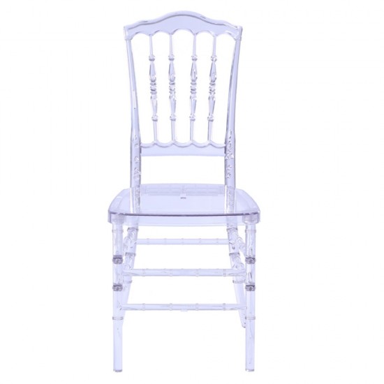 Fine Mod Imports Arca Dining Chair, Clear