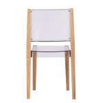 Fine Mod Imports Lhosta Dining Side Chair, Natural