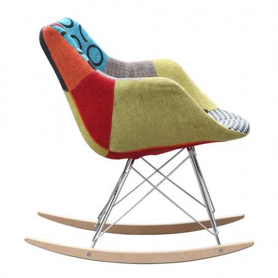 Fine Mod Imports Ginger Rocker Arm Chair