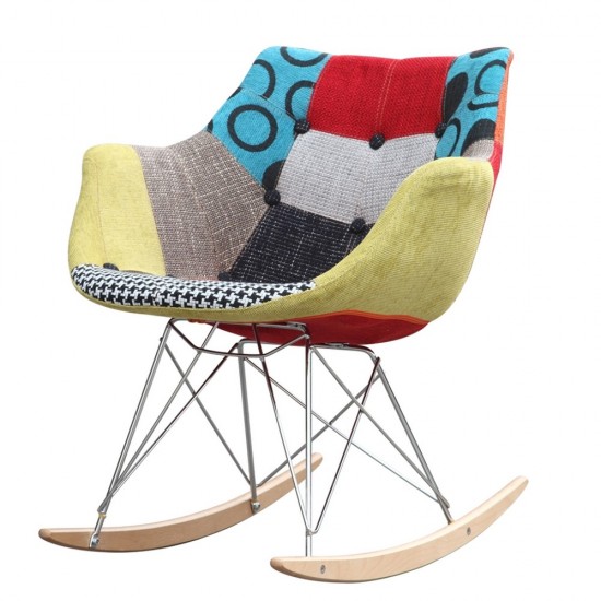 Fine Mod Imports Ginger Rocker Arm Chair