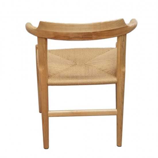 Fine Mod Imports Stringta Dining Side Chair, Natural