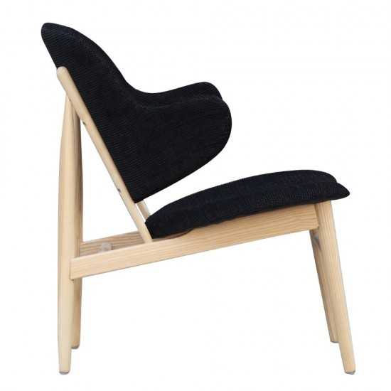 Fine Mod Imports Atel Lounge Chair, Black