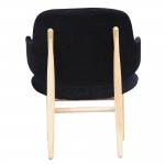 Fine Mod Imports Atel Lounge Chair, Black