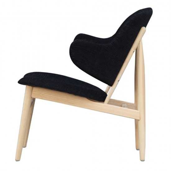 Fine Mod Imports Atel Lounge Chair, Black