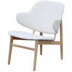 Fine Mod Imports Atel Lounge Chair, White