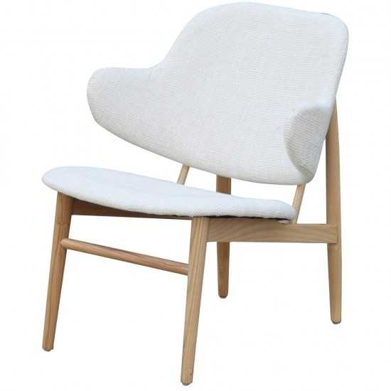 Fine Mod Imports Atel Lounge Chair, White