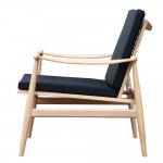 Fine Mod Imports Vogel Lounge Chair, Black