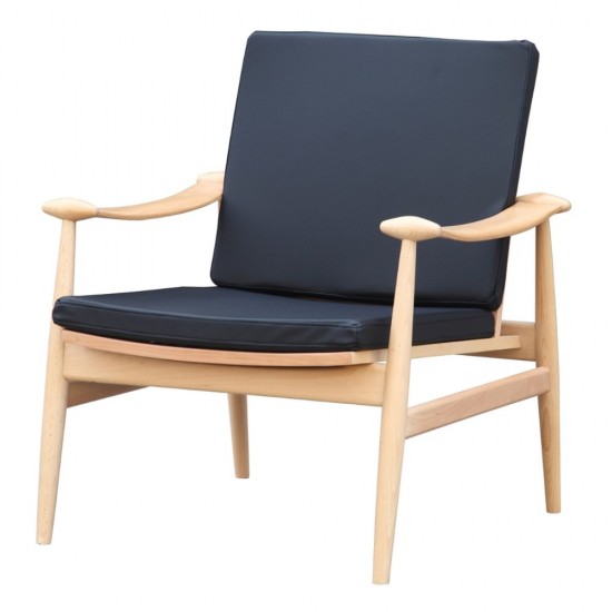 Fine Mod Imports Vogel Lounge Chair, Black