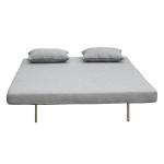 Fine Mod Imports Sabatino Loveseat Sofa Bed, Gray