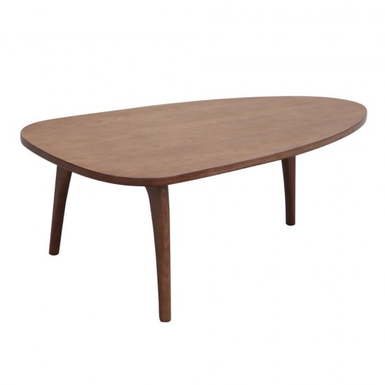 Fine Mod Imports Holland Coffee Table, Walnut