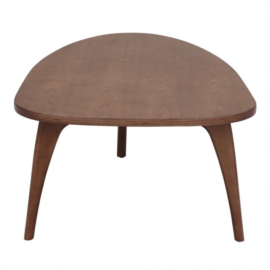 Fine Mod Imports Holland Coffee Table, Walnut