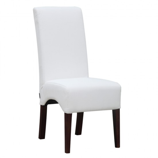 Fine Mod Imports Dinata Dining Chair, White