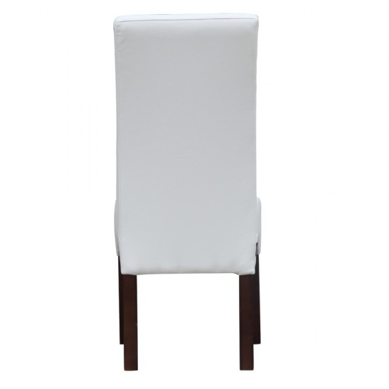 Fine Mod Imports Dinata Dining Chair, White