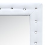 Fine Mod Imports Tufted Mirror 36", White