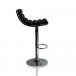 Fine Mod Imports Linder Bar Stool, Black