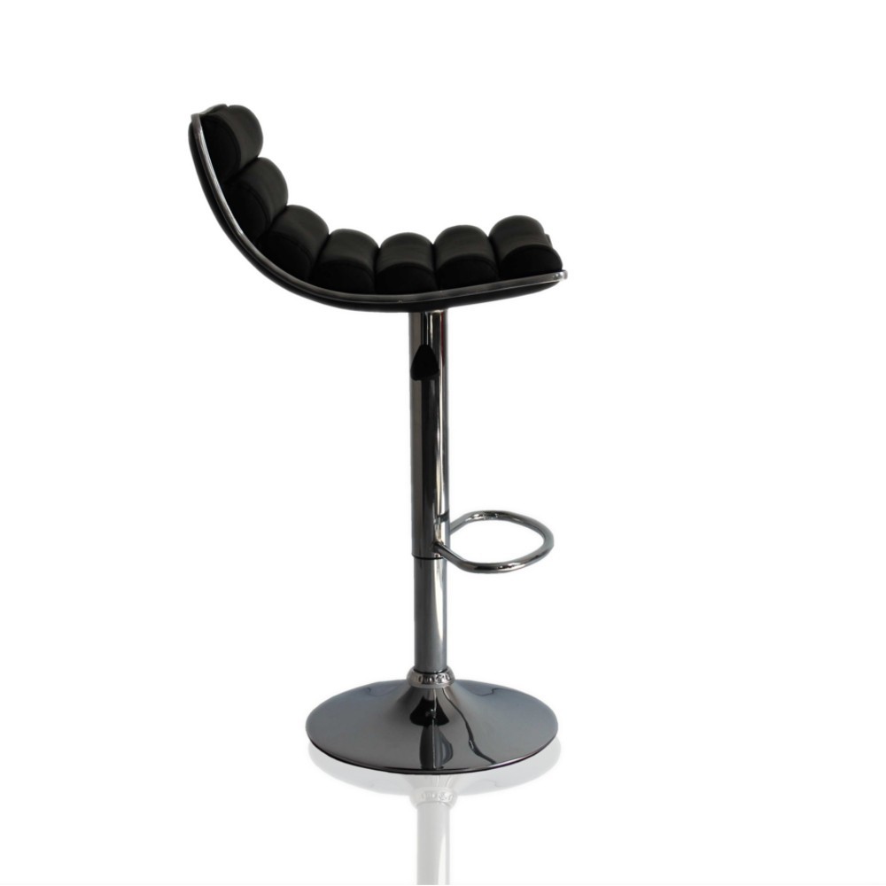Fine Mod Imports Linder Bar Stool, Black Fine Mod Imports Linder Bar Stool, Black