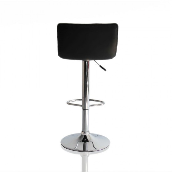 Fine Mod Imports Linder Bar Stool, Black