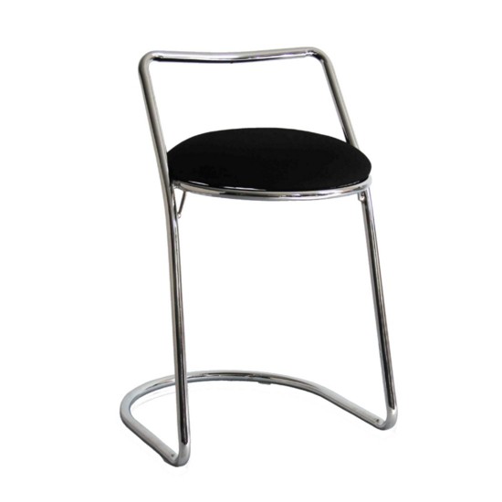 Fine Mod Imports Sled Bar Stool, Black