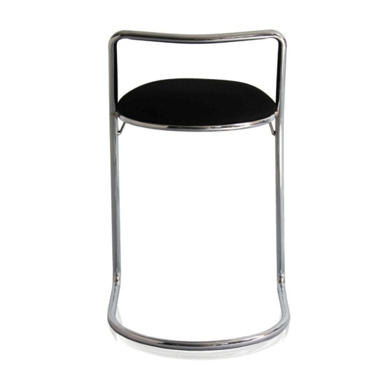 Fine Mod Imports Sled Bar Stool, Black