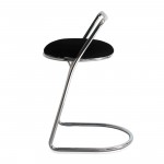 Fine Mod Imports Sled Bar Stool, Black