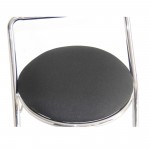 Fine Mod Imports Sled Bar Stool, Black