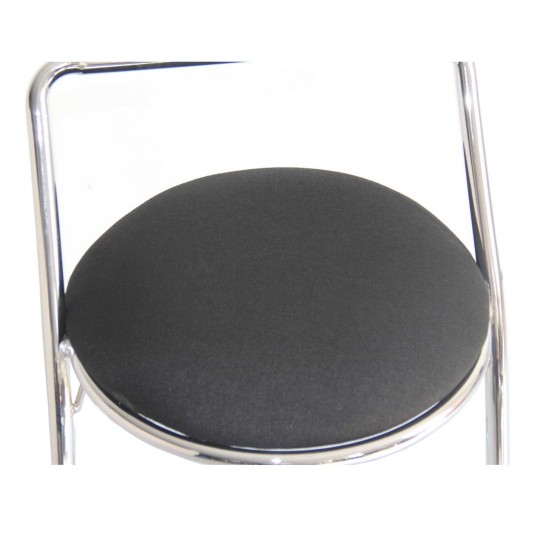 Fine Mod Imports Sled Bar Stool, Black