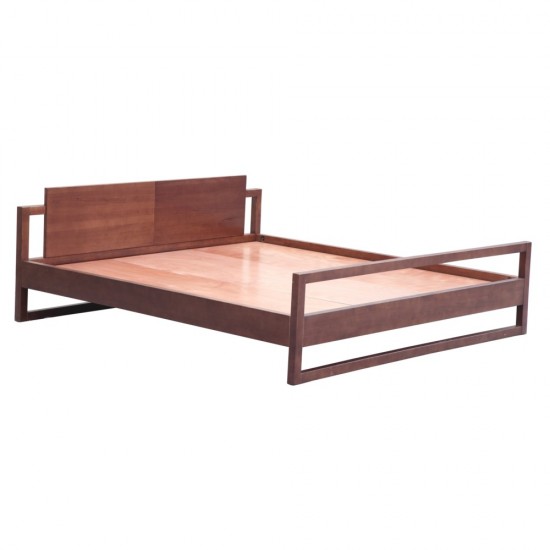 Fine Mod Imports Sort Bed, Walnut