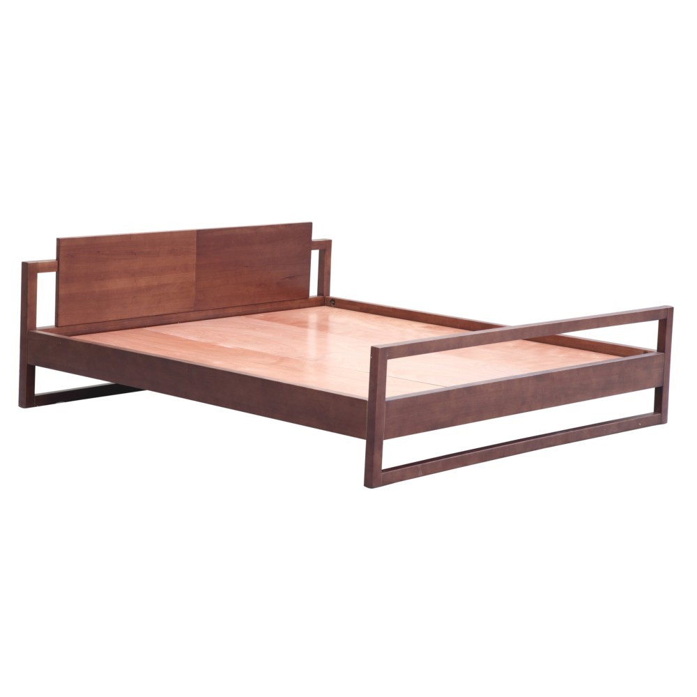 Fine Mod Imports Sort Bed, Walnut