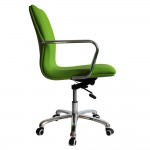 Fine Mod Imports Confreto Conference Office Chair Mid Back, Green