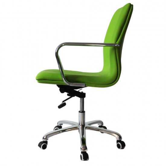 Fine Mod Imports Confreto Conference Office Chair Mid Back, Green