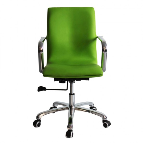 Fine Mod Imports Confreto Conference Office Chair Mid Back, Green