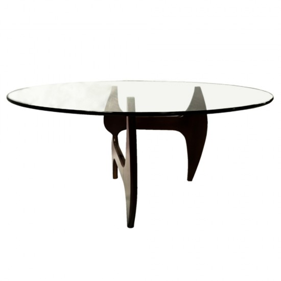 Fine Mod Imports Tribeca Dining Table 48", Walnut