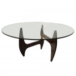 Fine Mod Imports Tribeca Dining Table 60", Walnut